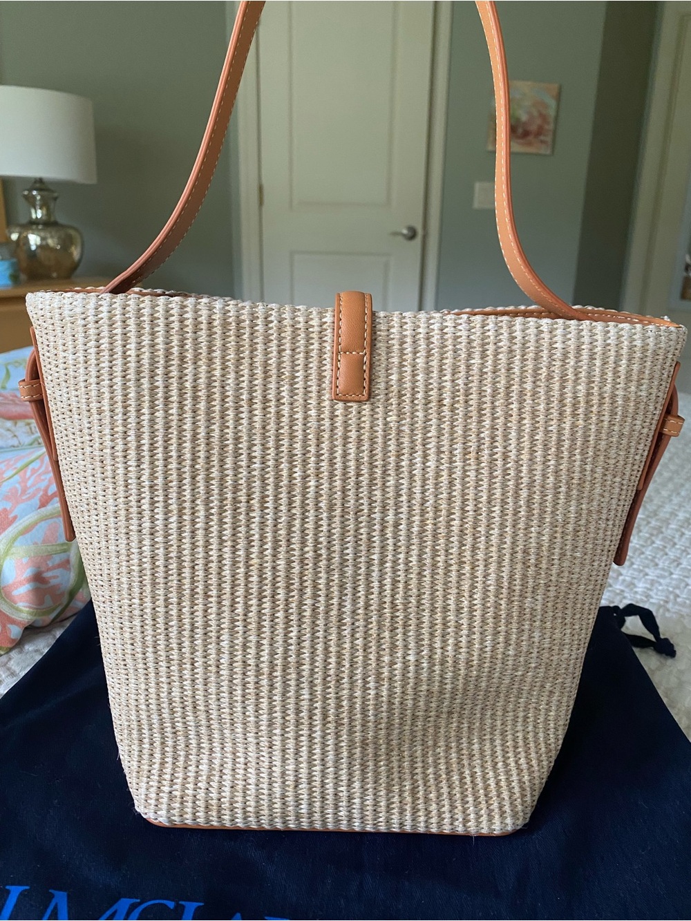 NEW J. McLaughlin Crawford Straw Bag - Picture 5 of 8